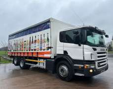 2010 Scania P320 6x2 Rigid Curtainside Truck